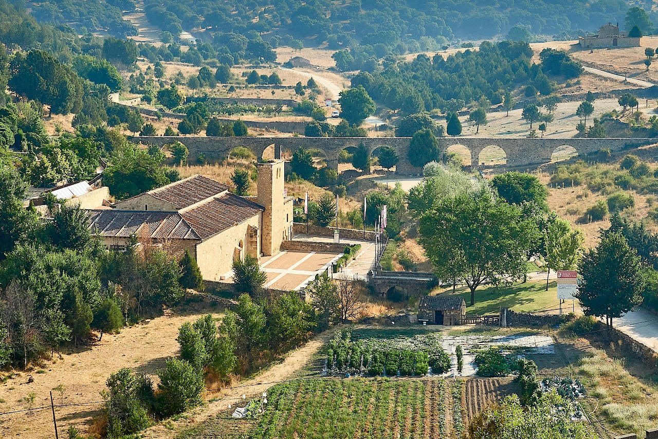Aussichtspunkt neben der Burg in Pedraza