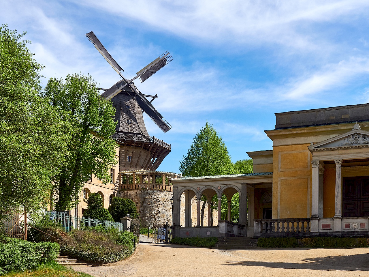Windmühle im Park Sanssouci in Potsdam