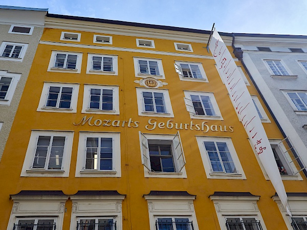 Mozarts Geburtshaus in Salzburg (Österreich)