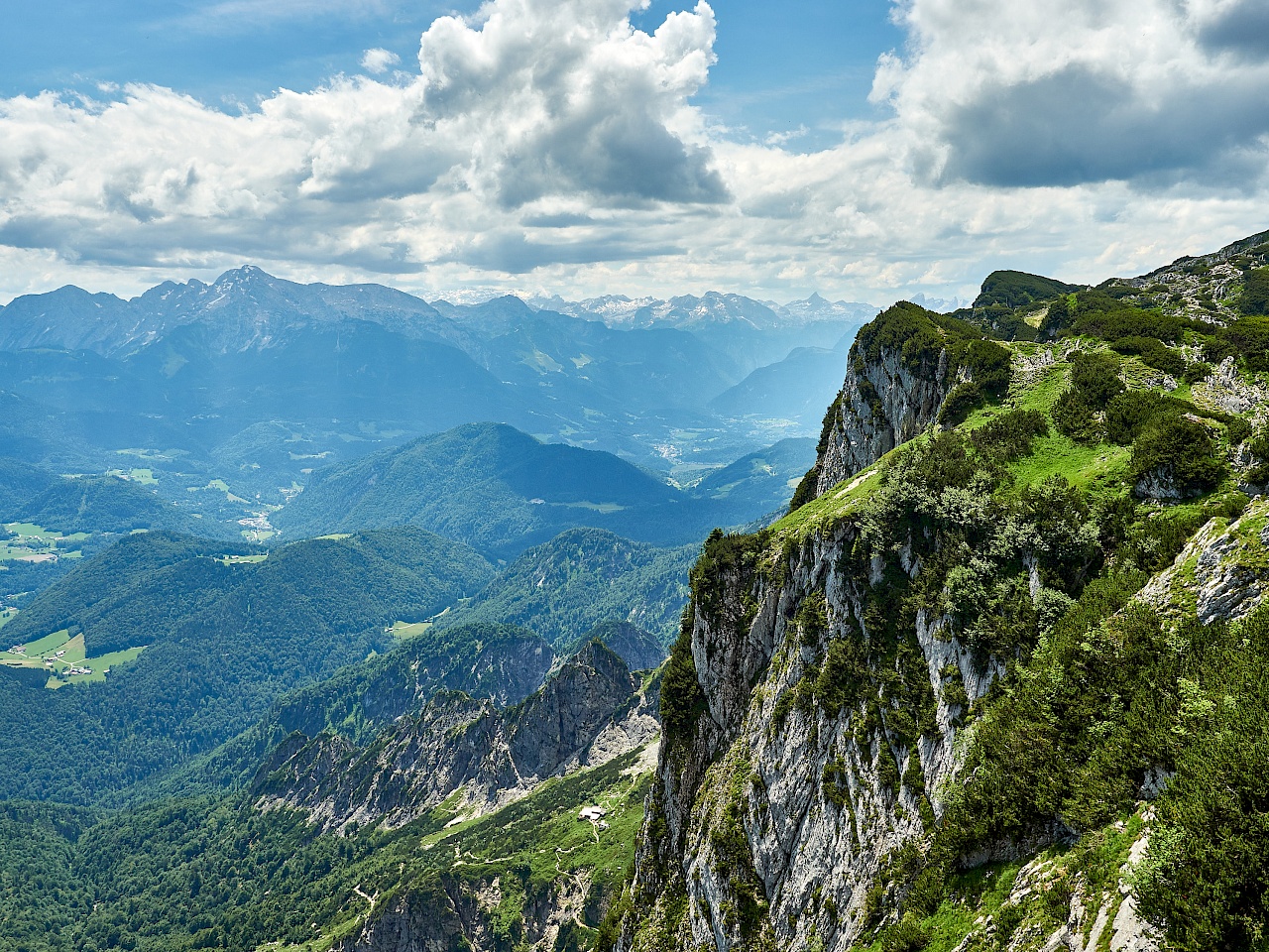 Aussicht vom Untersberg in Salzburg