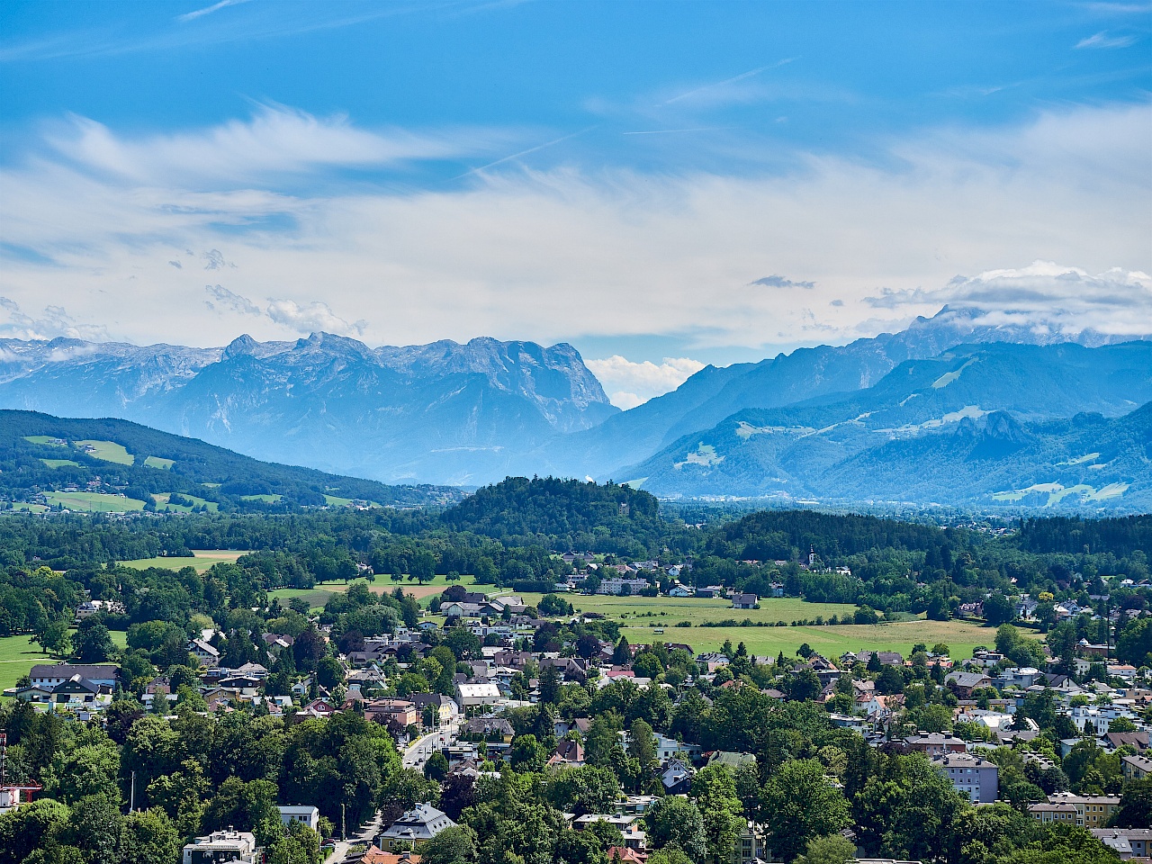 Aussicht von der Festung Hohensalzburg