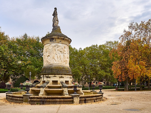 Die Taconera-Gärten in Pamplona (Navarra / Spanien)