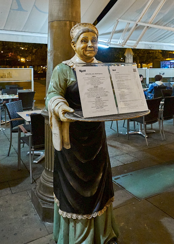 Café in Iruña in Pamplona (Navarra / Spanien)