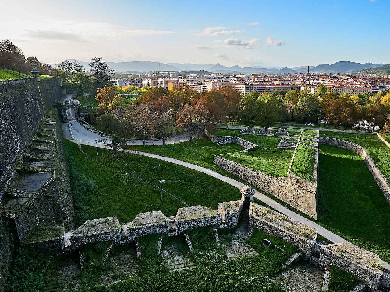 Blick vom Mirador del Caballo Blanco in Pamplona