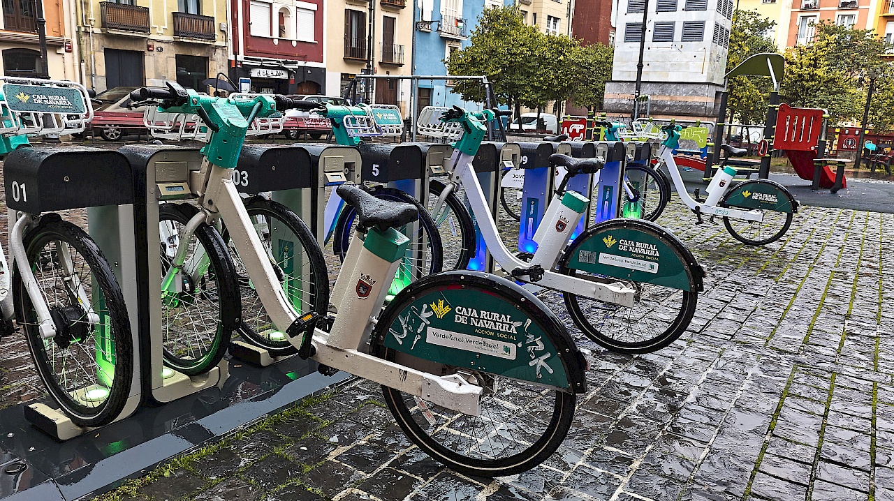 Fahrradstationen in Pamplona