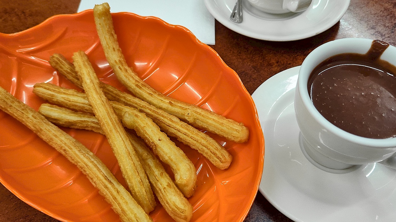 Churros aus El Churrero de Lerín in Pamplona