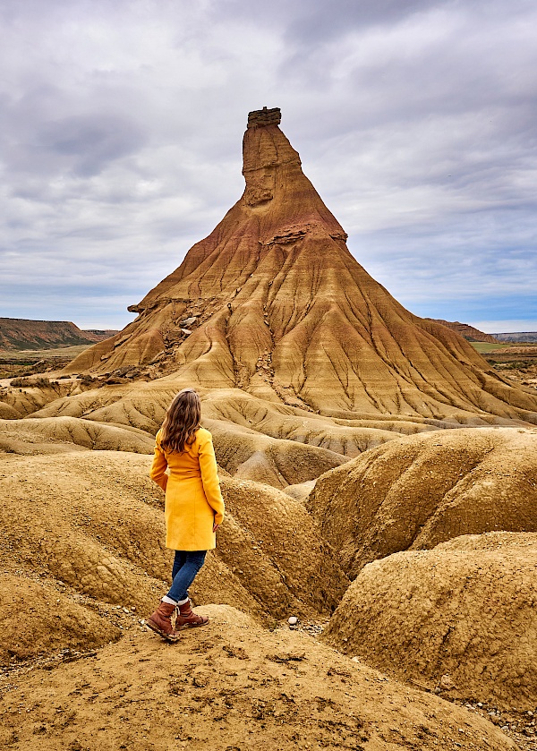 Castildetierra in den Bardenas Reales in Navarra (Spanien)