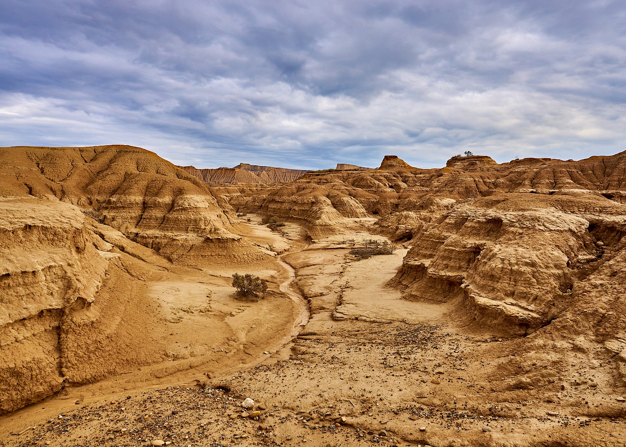 Bardenas Reales in Navarra (Spanien)