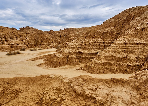 Bardenas Reales in Navarra (Spanien)