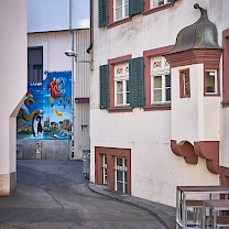 Streetart in der Altstadt von Basel