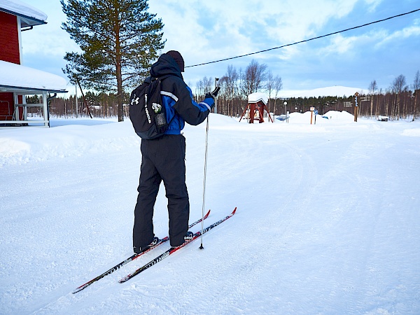 Startpunkt der Skilanglauf-Tour