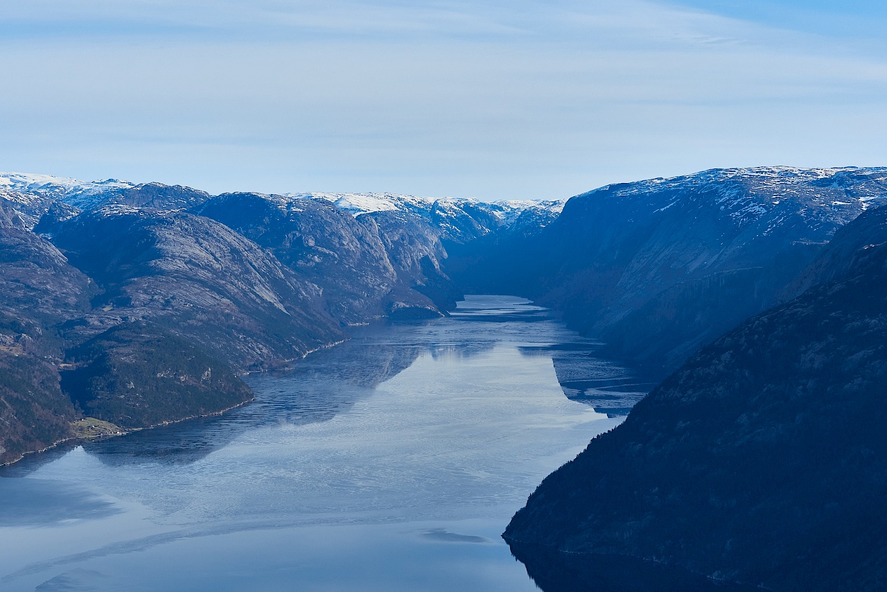 Ausblick auf den Lysefjord