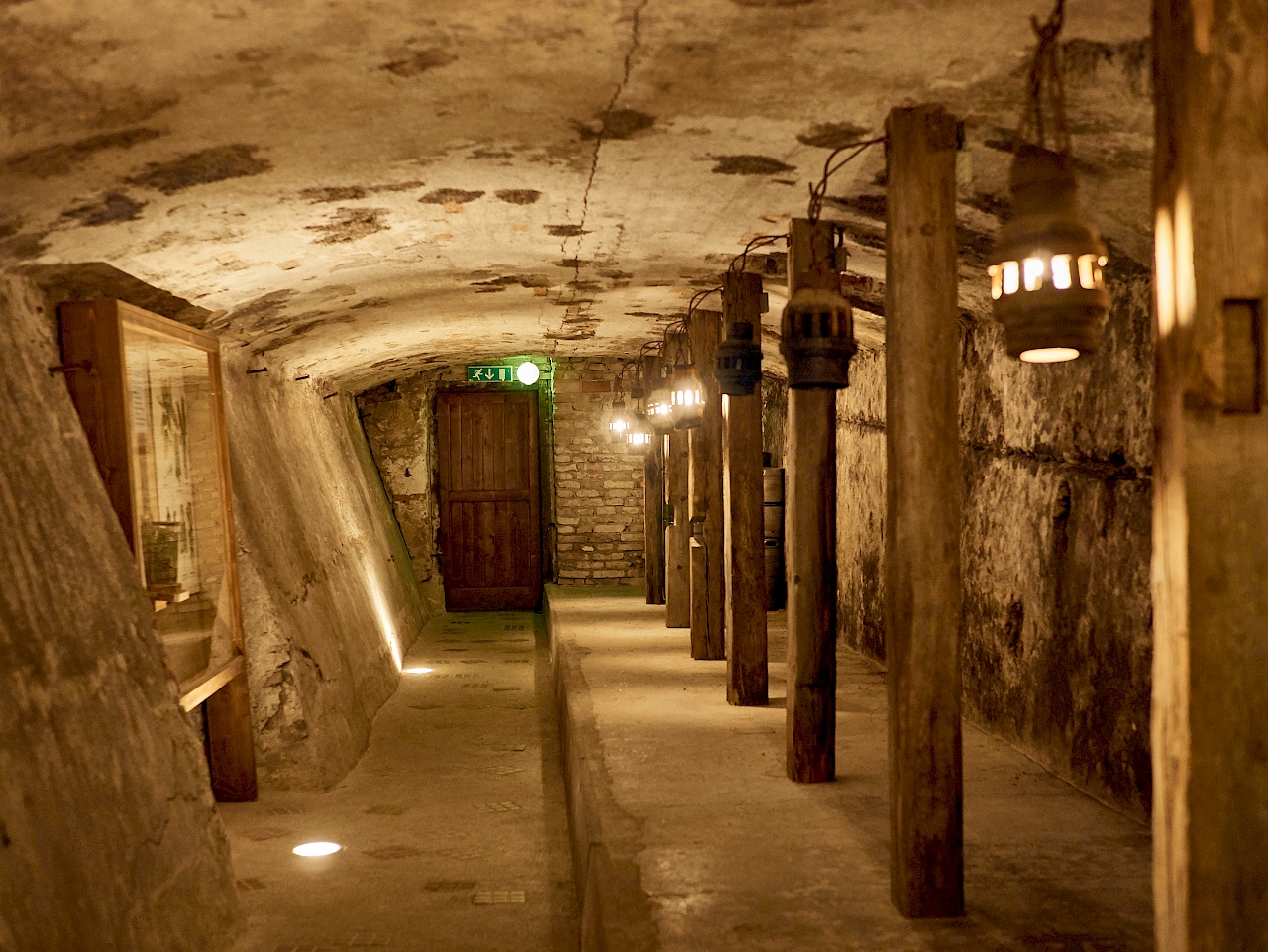 Das Kellergewölbe im Schloss Starkenberg