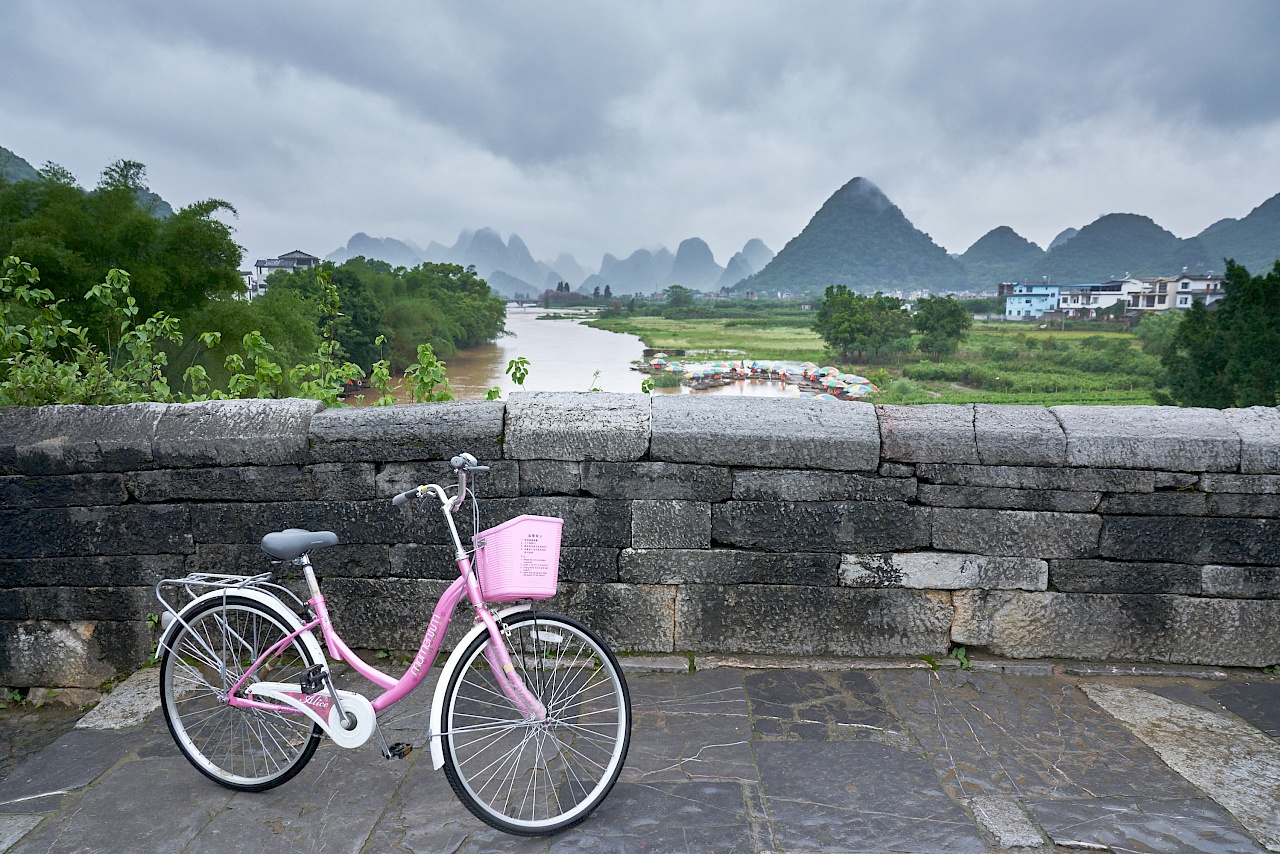 Das Fahrrad war dabei...Tour durch Yangshuo