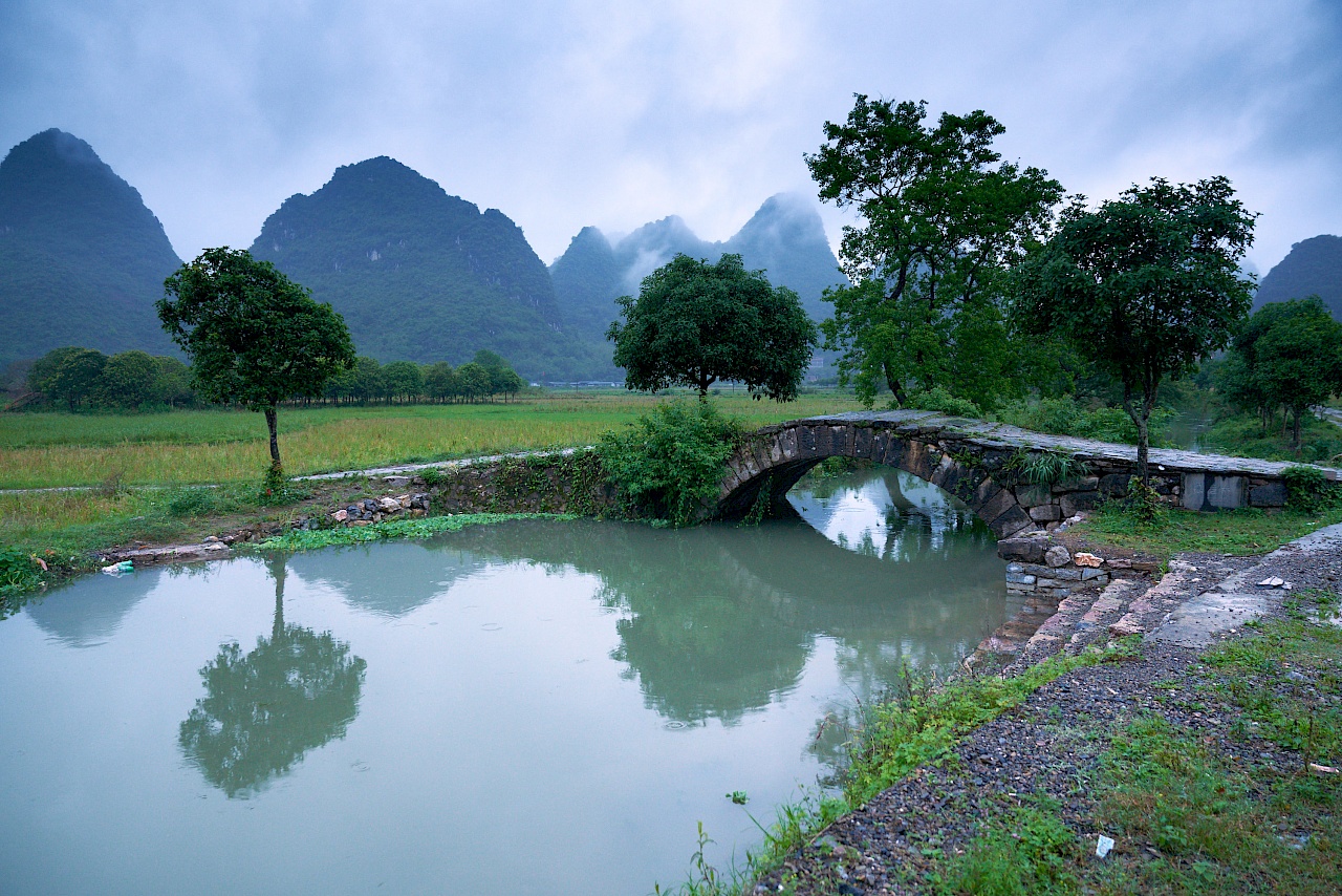 Die älteste Brücke von Yangshuo
