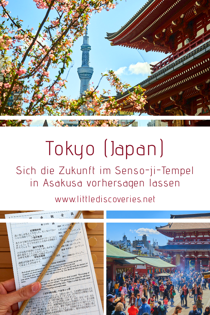 Pin für den Sensoji-Tempel in Tokyo in Japan für Pinterest