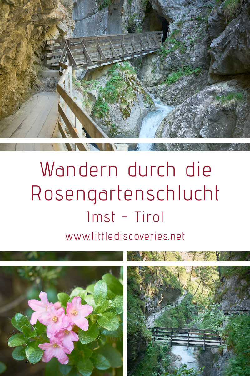Pin für Pinterest - Rosengartenschlucht in Imst (Österreich)
