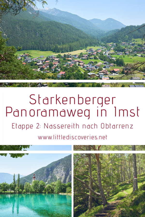 Pin für Pinterest - Etappe 2 des Starkenberger Panoramawegs in Imst (Österreich)
