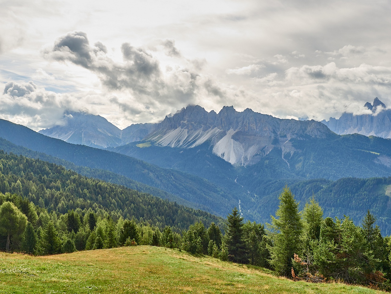 Aussicht auf die Dolomiten