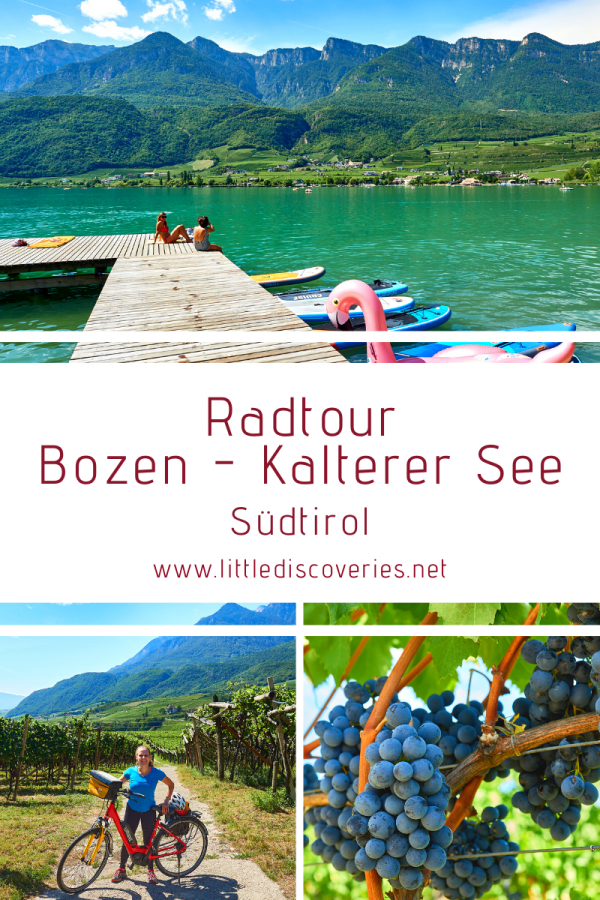 Pin für Pinterest - Etappe 3: Bozen - Kalterer See