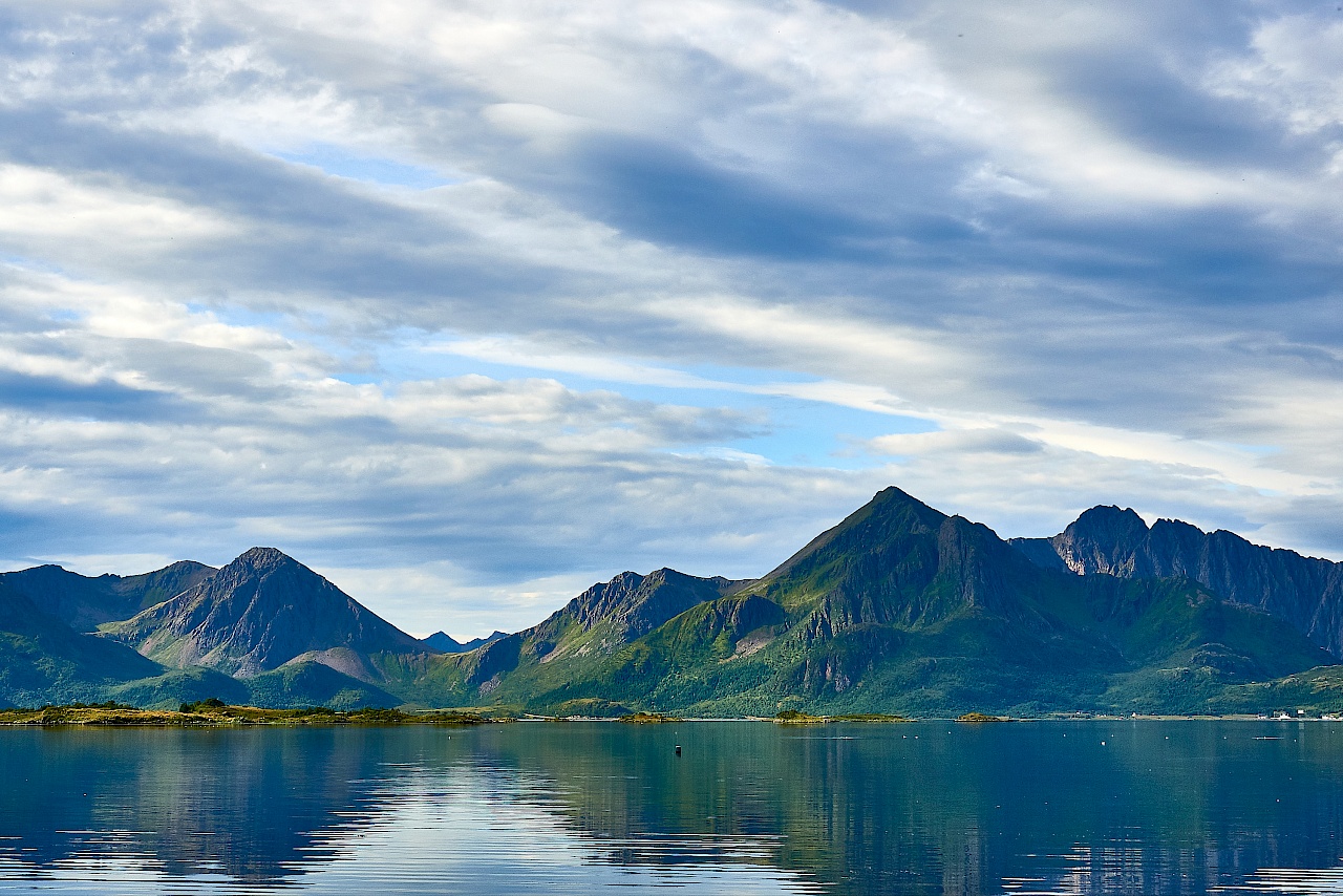 Nyksund - Start der Wanderung auf der Dronningruta in Norwegen