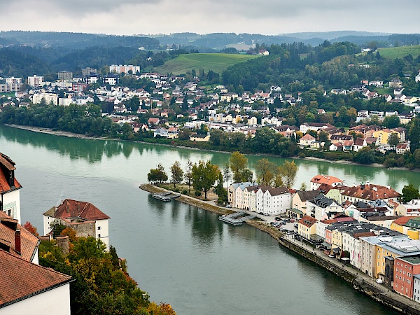 Dreiflüsseeck in Passau - Donau-Flusskreuzfahrt mit VIVA Cruises