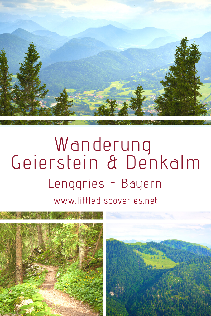 Wanderung zum Geierstein und zur Denkalm in Lenggries (Bayern)