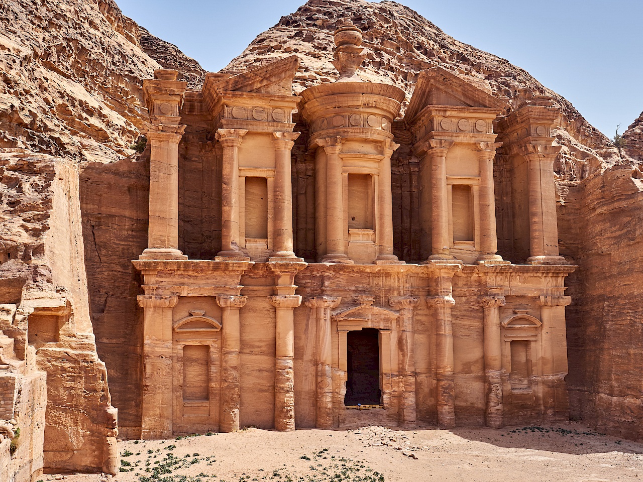 Das Kloster (Ad-Deir) in Petra (Jordanien)