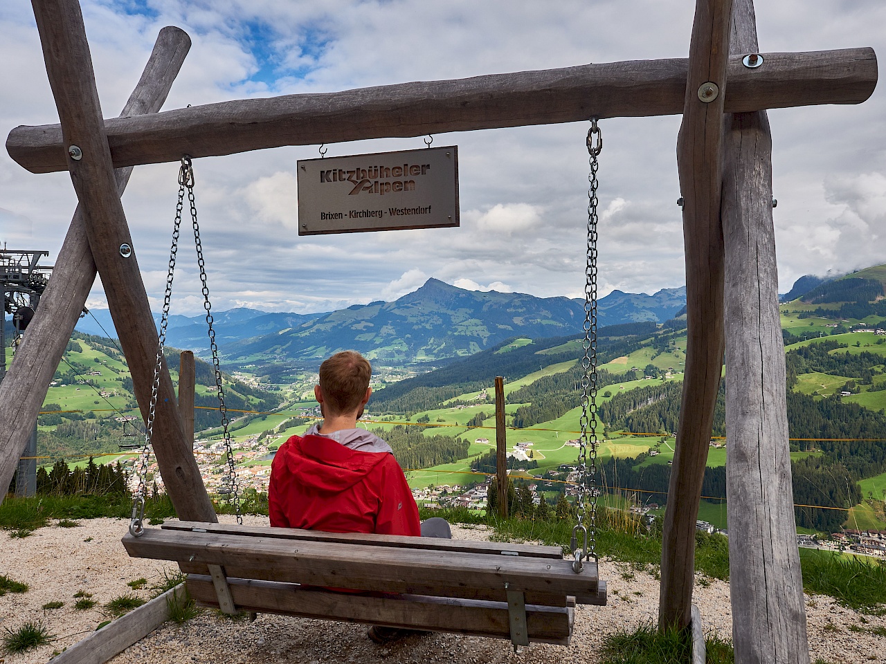 Aussicht auf dem Gaisberg in Kirchberg in Tirol
