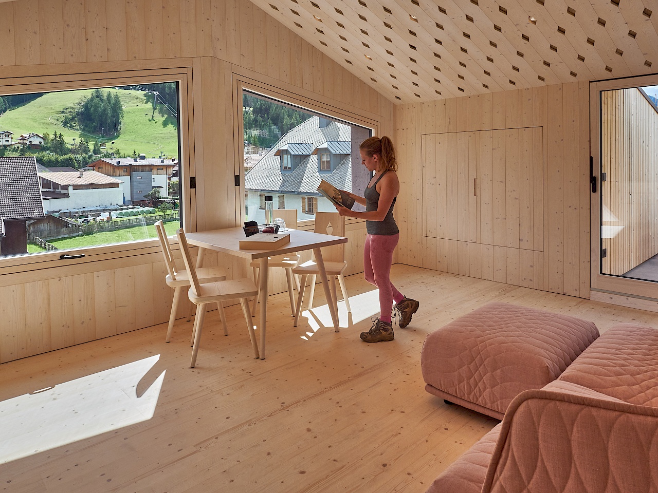 Unsere Wohnung im Atto Suites & Cuisine in Innichen (Südtirol)