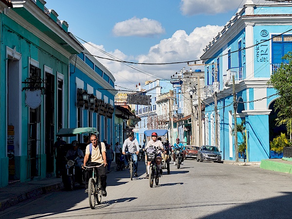 Fahrradfahrer auf Kuba