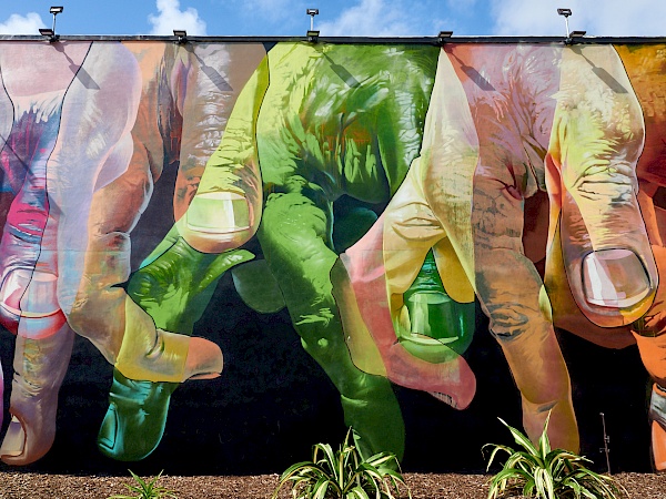 Street Art in Miami (USA) bei den Wynwood Walls