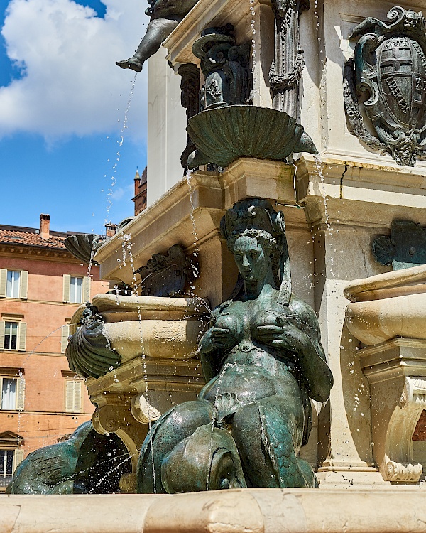 Neptunbrunnen in Bologna (Italien)