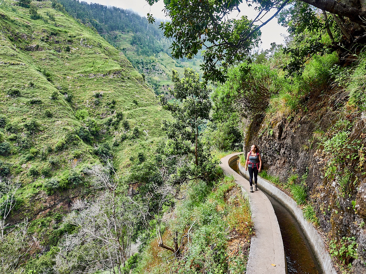 Wanderung auf der Levada Nova auf Madeira