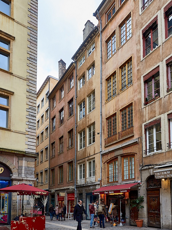 Die Altstadt von Lyon (Frankreich)