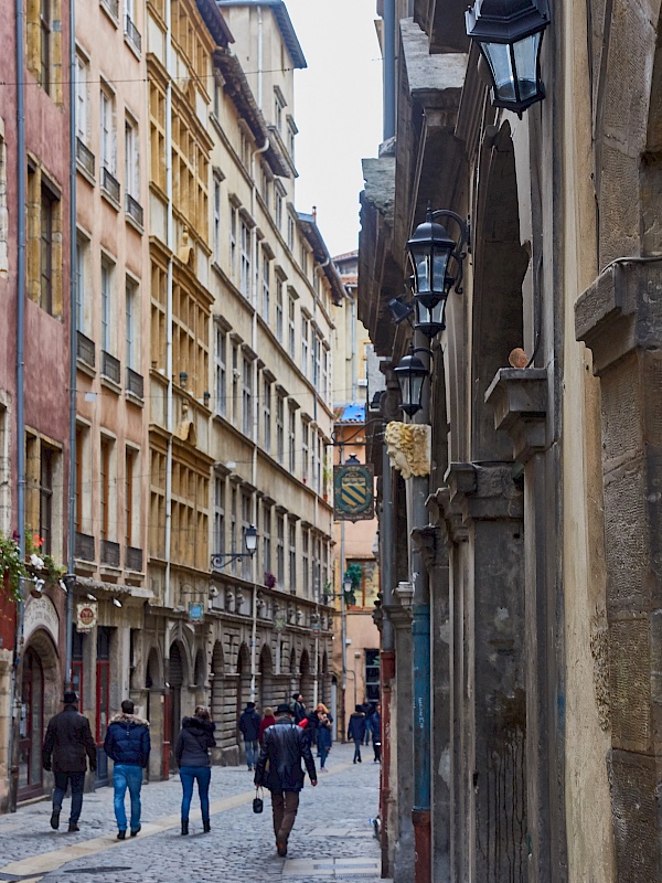 Die Altstadt von Lyon (Frankreich)