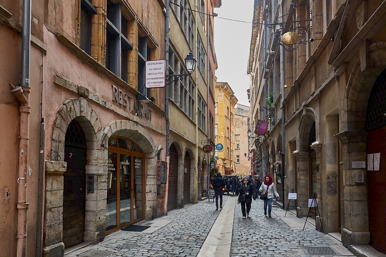 Die Altstadt von Lyon (Frankreich)