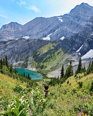 Wanderung vom Rawson Lake zur Sarrail Ridge in Kanada