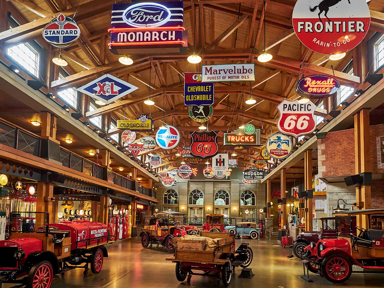 Gasoline Alley Museum im Heritage Park Historical Village in Calgary