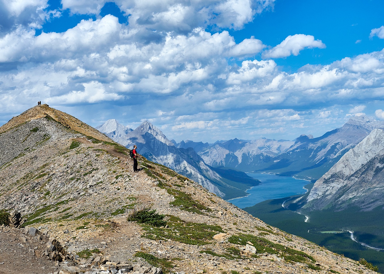 Wanderung auf dem Tent Ridge Horseshoe im Kananaskis Country