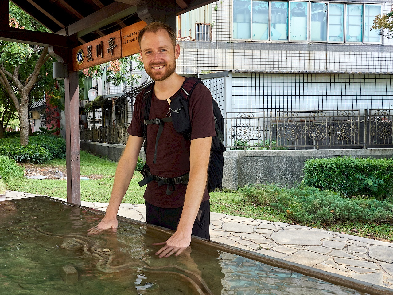 Heißwasserbad für deine Hände in Beitou (Taiwan)