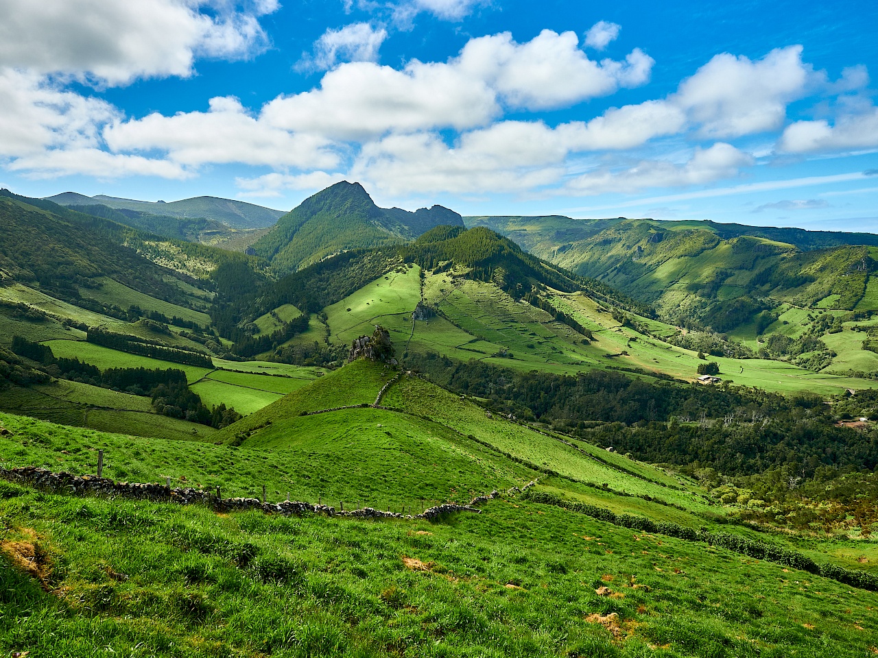 Miradouro Pico da Casinha auf Flores (Azoren)