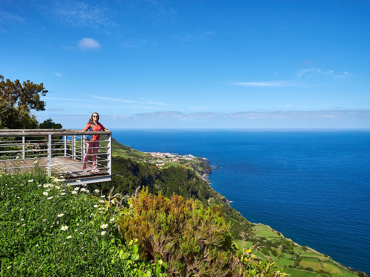 Miradouro da Fajã do Conde auf Flores (Azoren)