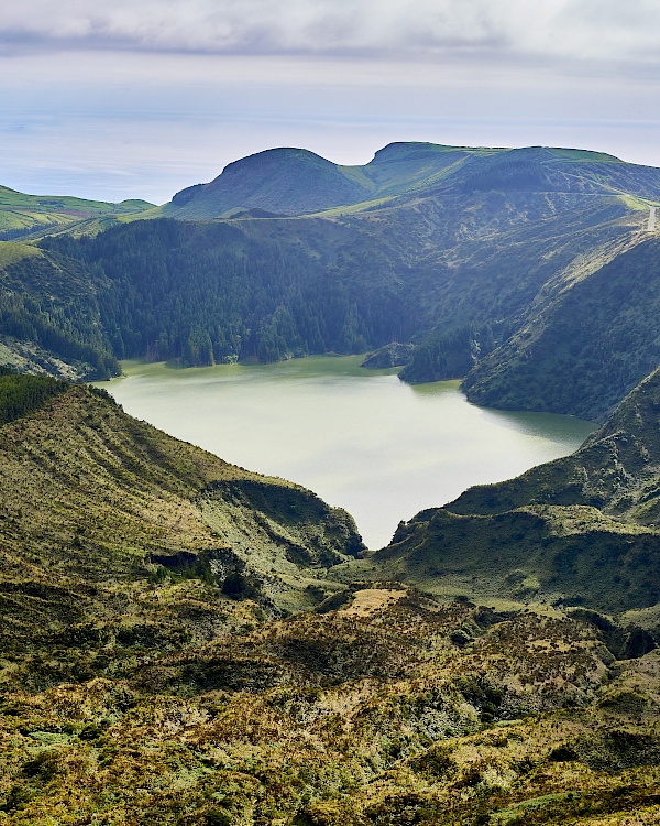 Miradouro Lagoas Rasa e Funda auf Flores (Azoren)