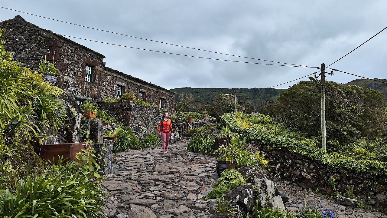 Aldeia da Cuada auf Flores (Azoren)