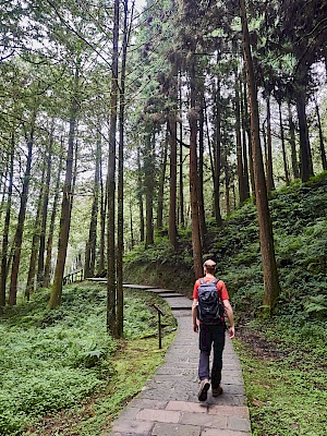 Mianyue Wanderung in Alishan (Taiwan)