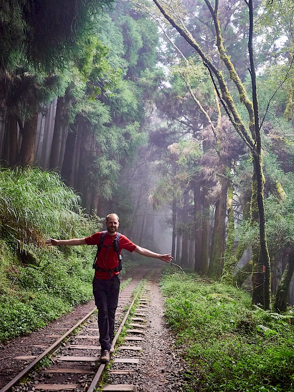 Mianyue Wanderung in Alishan (Taiwan)